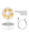 Kup Stolní ventilátor Baseus Hermit s indukční nabíječkou 10W (bílý) - BSU2782WHT - {ean13} - Sklep Home Screen