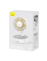 Buy Baseus Hermit desktop wireless charger 10W with oscillating fan (white) - BSU2782WHT - {ean13} - Home Screen Store Europe