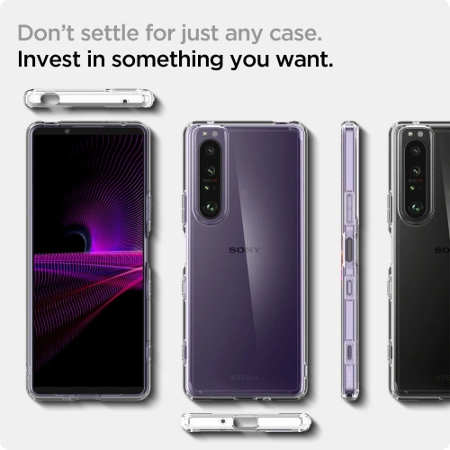 Buy Spigen Ultra Hybrid Sony Xperia 1 III Crystal Clear - SPN1647CL - {ean13} - Home Screen Store Europe
