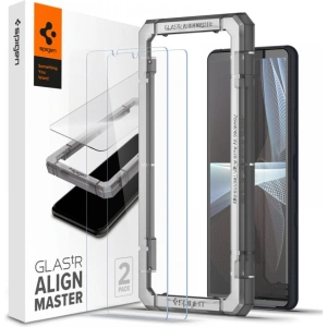 Spigen Gehärtetes Glas GLAS.tR Slim AlignMaster Sony Xperia 10 III [2 PACK]