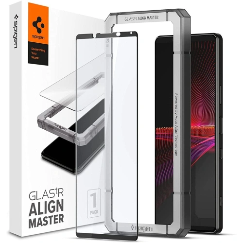 Kup Sklo tvrzené Spigen GLAS.tR Slim AlignMaster Sony Xperia 1 III Black - SPN1651BLK - {ean13} - Sklep Home Screen