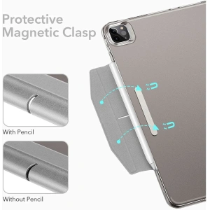 Kup Etui ESR Ascend Trifold Apple iPad Pro 12.9 2021 (5. generacji) Silver Grey - ESR353SLVGRY - {ean13} - Sklep Home Screen