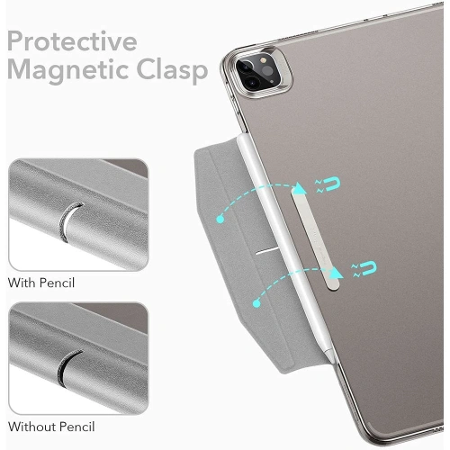 Kup Etui ESR Ascend Trifold Apple iPad Pro 12.9 2021 (5. generacji) Silver Grey - ESR353SLVGRY - {ean13} - Sklep Home Screen