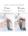Kup ESR Apple Tasche Ascend Trifold iPad Pro 12.9 2021 (5. Generation) Silber Grau - ESR353SLVGRY - {ean13} - Sklep Home Screen