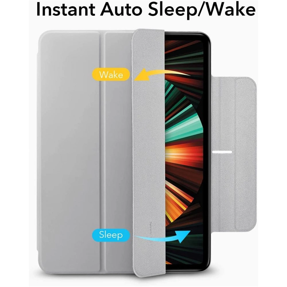 Etui ESR Rebound Magnetic Apple iPad Pro 12.9 2020/2021 (2. i 3. generacji) Silver Grey