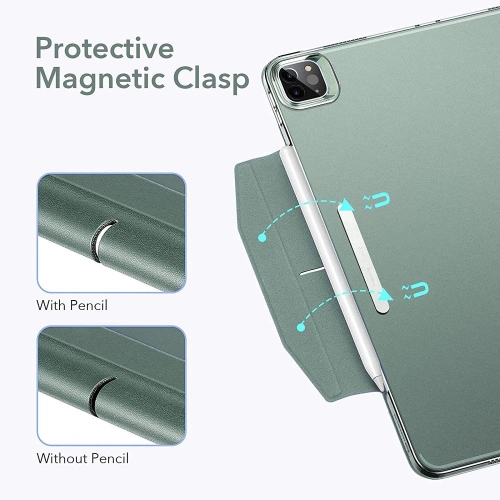 Kup Etui ESR Ascend Trifold Apple iPad Pro 12.9 2021 (5. generace) Forest Green - ESR355GRN - {ean13} - Sklep Home Screen