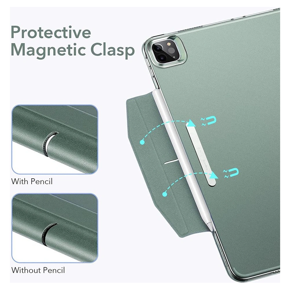 Etui ESR Ascend Trifold Apple iPad Pro 12.9 2021 (5. generacji) Forest Green