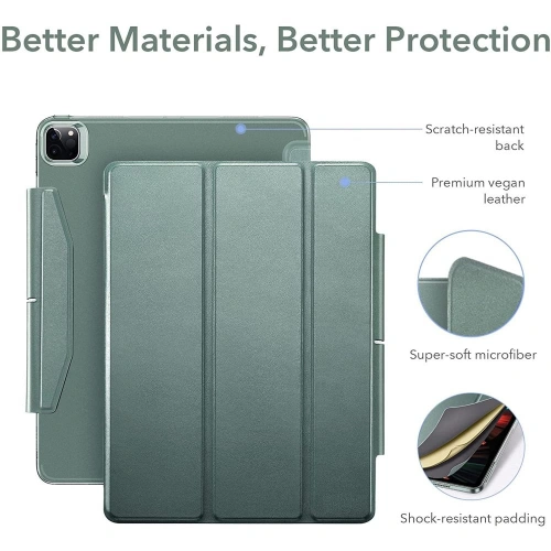 Kup Etui ESR Ascend Trifold Apple iPad Pro 12.9 2021 (5. generace) Forest Green - ESR355GRN - {ean13} - Sklep Home Screen
