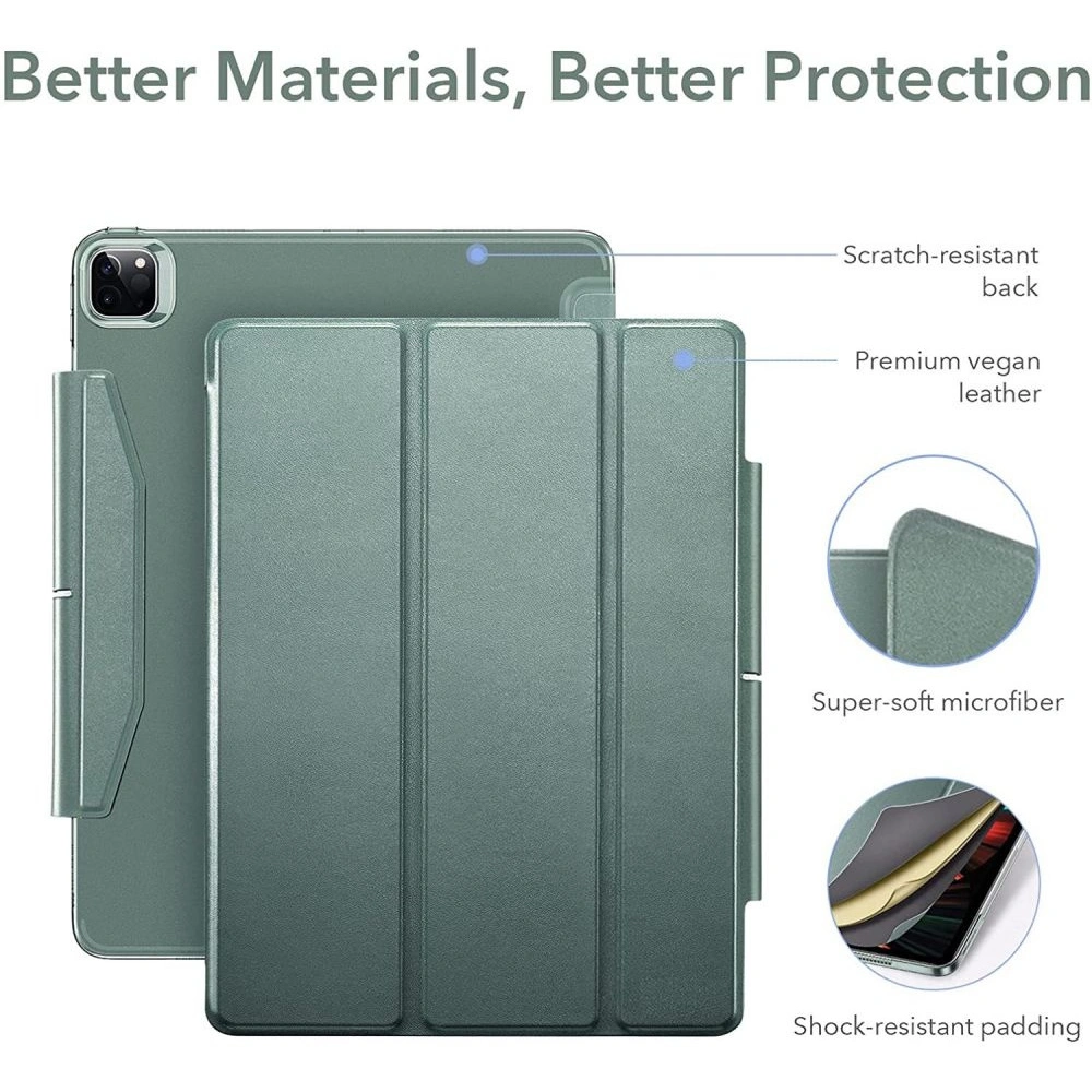 Etui ESR Ascend Trifold Apple iPad Pro 12.9 2021 (5. generacji) Forest Green