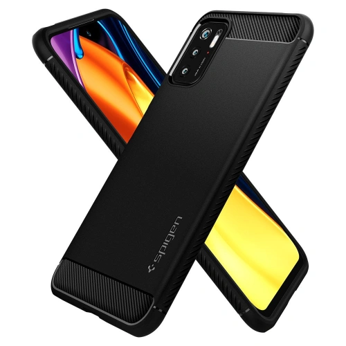 Kup Etui Spigen Rugged Armor Pocophone M3 Pro 5G/Redmi Note 10 5G Matt Fekete - SPN1652BLK - {ean13} - Sklep Home Screen
