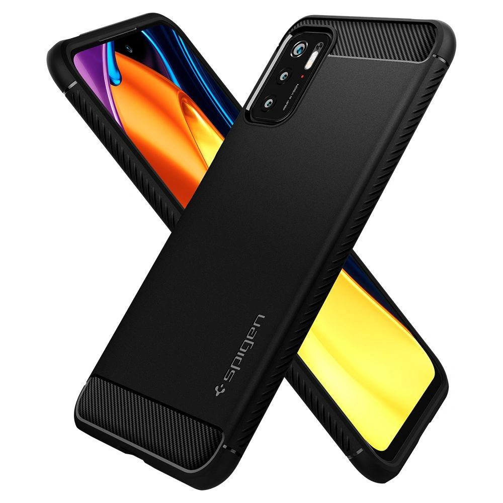 Etui Spigen Rugged Armor Pocophone M3 Pro 5G/Redmi Note 10 5G Matte Black