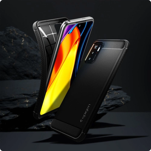 Kup Etui Spigen Rugged Armor Pocophone M3 Pro 5G/Redmi Note 10 5G Matt Fekete - SPN1652BLK - {ean13} - Sklep Home Screen