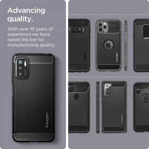 Kup Etui Spigen Rugged Armor Pocophone M3 Pro 5G/Redmi Note 10 5G Matte Black - SPN1652BLK - {ean13} - Sklep Home Screen