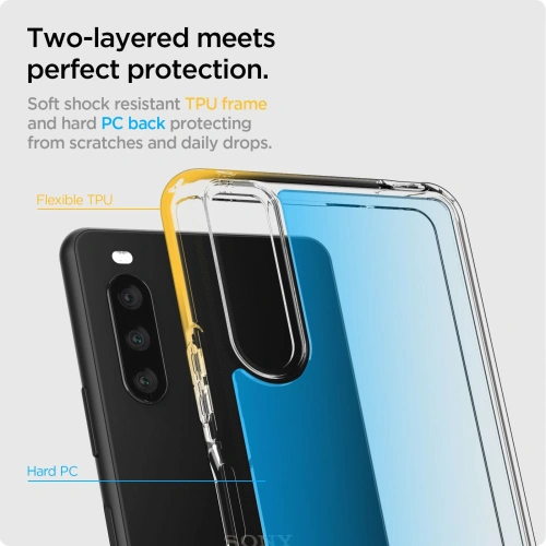 Buy Spigen Ultra Hybrid Sony Xperia 10 III Crystal Clear - SPN1653CL - {ean13} - Home Screen Store Europe