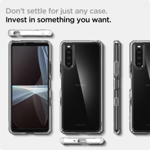 Kup Etui Spigen Ultra Hybrid Sony Xperia 10 III Crystal Clear - SPN1653CL - {ean13} - Sklep Home Screen