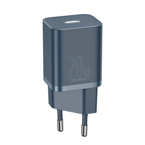 Kup Síťová nabíječka Baseus Super Si Quick Charger 1C 20W s kabelem USB-C na Lightning 1m (modrá) - BSU2789BLU - {ean13} - Sklep Home Screen