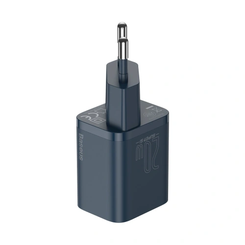 Kup Síťová nabíječka Baseus Super Si Quick Charger 1C 20W s kabelem USB-C na Lightning 1m (modrá) - BSU2789BLU - {ean13} - Sklep Home Screen
