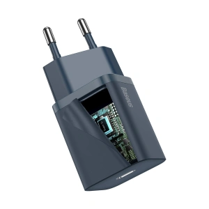 Kup Hálózati töltő Baseus Super Si Gyors Töltő 1C 20W USB-C to Lightning 1m kábellel (kék) - BSU2789BLU - {ean13} - Sklep Home Screen