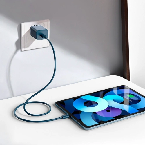 Kup Síťová nabíječka Baseus Super Si Quick Charger 1C 20W s kabelem USB-C na Lightning 1m (modrá) - BSU2789BLU - {ean13} - Sklep Home Screen