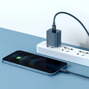 Kup Hálózati töltő Baseus Super Si Gyors Töltő 1C 20W USB-C to Lightning 1m kábellel (kék) - BSU2789BLU - {ean13} - Sklep Home Screen