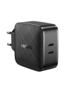 UGREEN CD216 hálózati töltő, 2xUSB-C, 66W, PD (fekete)