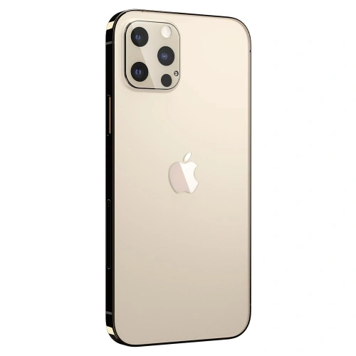 Kup Edzett üveg a Spigen Optik Kamera Lencsére Apple iPhone 12 Pro Gold - SPN1656GLD - {ean13} - Sklep Home Screen