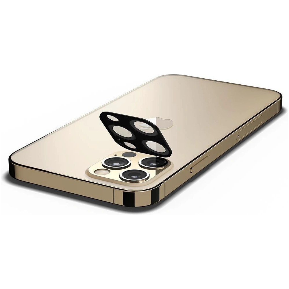 Szkło hartowane na aparat Spigen Optik Camera Lens Apple iPhone 12 Pro Gold