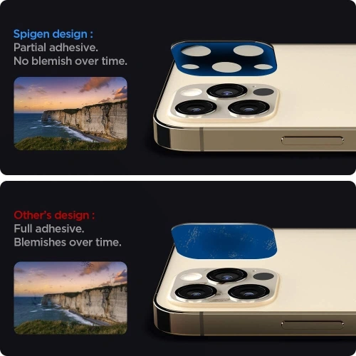 Kup Edzett üveg a Spigen Optik Kamera Lencsére Apple iPhone 12 Pro Gold - SPN1656GLD - {ean13} - Sklep Home Screen
