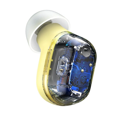 Buy Wireless headphones Baseus Encok WM01, Bluetooth 5.0 (yellow) - BSU2781YEL - {ean13} - Home Screen Store Europe