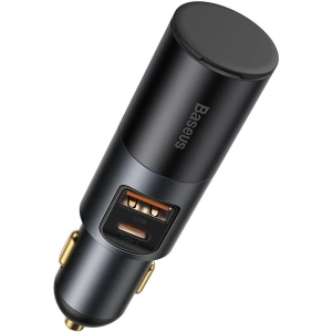 Kup Ładowarka samochodowa Baseus Share Together Fast z gniazdem zapalniczki, USB + USB-C, 120W (szara) - BSU2782GRY - {ean13} - Sklep Home Screen