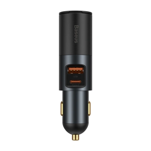 Kup Încărcător auto Baseus Share Together Fast cu priză pentru bricheta auto, USB + USB-C, 120W (gri) - BSU2782GRY - {ean13} - Sklep Home Screen
