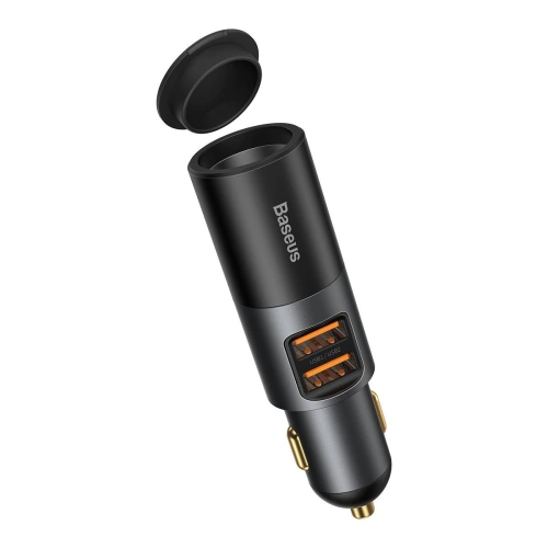 Kup Încărcător auto Baseus Share Together Fast cu priză pentru brichetă, 2x USB, 120W (gri) - BSU2783GRY - {ean13} - Sklep Home Screen