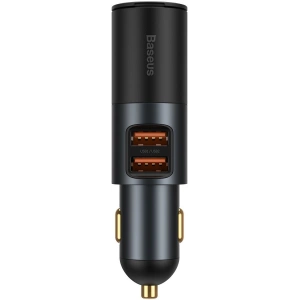 Kup Ładowarka samochodowa Baseus Share Together Fast z gniazdem zapalniczki, 2x USB, 120W (szara) - BSU2783GRY - {ean13} - Sklep Home Screen