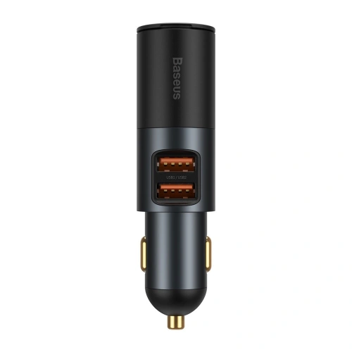 Kup Încărcător auto Baseus Share Together Fast cu priză pentru brichetă, 2x USB, 120W (gri) - BSU2783GRY - {ean13} - Sklep Home Screen