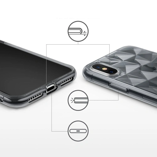 Buy Ringke Air Prism iPhone XS/X 5.8 Smoke Black - RGK764SM - {ean13} - Home Screen Store Europe