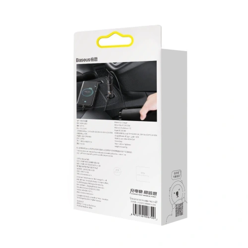 Kup Încărcător auto Baseus Share Together Fast cu priză pentru brichetă, 2x USB, 120W (gri) - BSU2783GRY - {ean13} - Sklep Home Screen