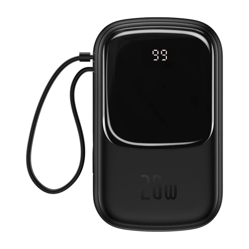 Kup Powerbank Baseus Qpow 20000mAh, IP, USB, USB-C, 22W s kabelem Lightning (černý) - BSU2784BLK - {ean13} - Sklep Home Screen