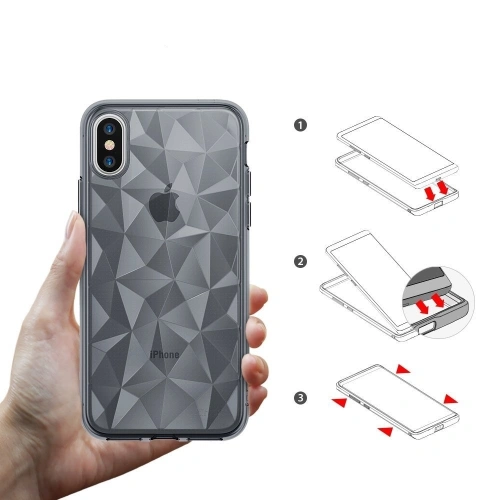 Buy Ringke Air Prism iPhone XS/X 5.8 Smoke Black - RGK764SM - {ean13} - Home Screen Store Europe
