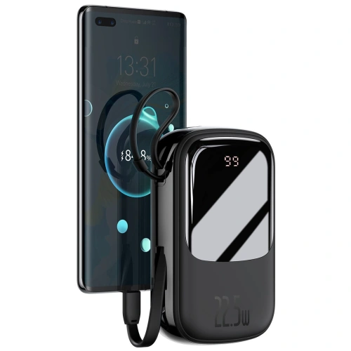 Kup Powerbank Baseus Qpow 20000mAh, IP, USB, USB-C, 22.5W s kabelem USB-C (černý) - BSU2785BLK - {ean13} - Sklep Home Screen