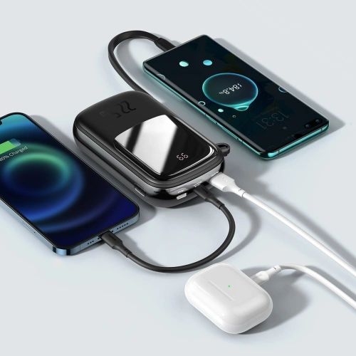 Kup Powerbank Baseus Qpow 20000mAh, IP, USB, USB-C, 22.5W s kabelem USB-C (černý) - BSU2785BLK - {ean13} - Sklep Home Screen