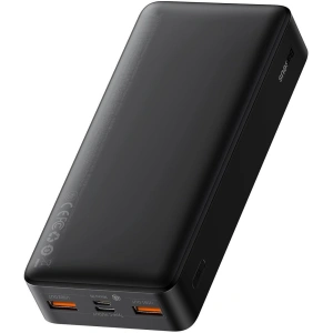PowerBank Baseus Bipow 20000mAh, 2xUSB, USB-C, 20W (czarny)
