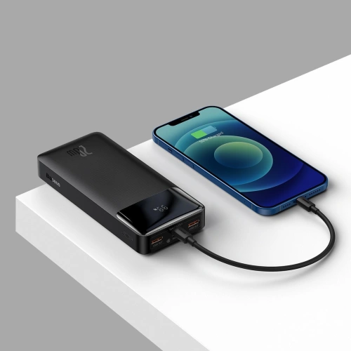 Kup PowerBank Baseus Bipow 20000mAh, 2xUSB, USB-C, 20W (černý) - BSU2786BLK - {ean13} - Sklep Home Screen