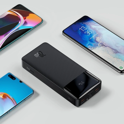 Kup PowerBank Baseus Bipow 20000mAh, 2xUSB, USB-C, 20W (černý) - BSU2786BLK - {ean13} - Sklep Home Screen