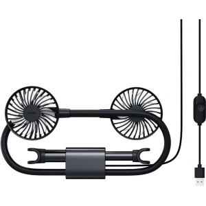 Kup Automobilový ventilátor / větrák Baseus Blustery na opěrku hlavy, USB (černý) - BSU2787BLK - {ean13} - Sklep Home Screen