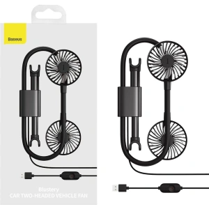 Kup Baseus Autolüfter / Ventilator Blustery für Kopfstütze, USB (schwarz) - BSU2787BLK - {ean13} - Sklep Home Screen