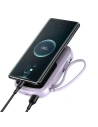 Kup Powerbank Baseus Qpow 20000mAh, IP, USB, USB-C, 22.5W z kablem USB-C (fioletowy) - BSU2788PRP - {ean13} - Sklep Home Screen