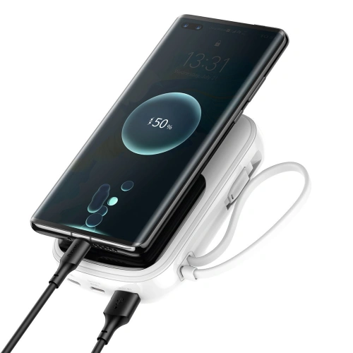 Kup Powerbank Baseus Qpow 20000mAh, IP, USB, USB-C, 20W Lightning kábellel (fehér) - BSU2790WHT - {ean13} - Sklep Home Screen