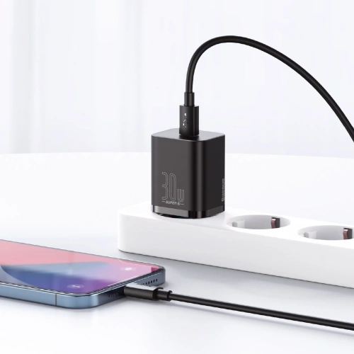 Kup Încărcătorul de rețea Baseus Super Si Quick Charger 1C 30W (negru) - BSU2792BLK - {ean13} - Sklep Home Screen