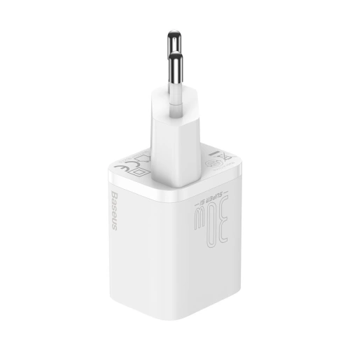 Kup Síťová nabíječka Baseus Super Si Quick Charger 1C 30W (bílá) - BSU2793WHT - {ean13} - Sklep Home Screen