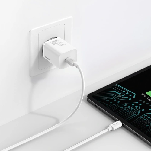 Kup Síťová nabíječka Baseus Super Si Quick Charger 1C 30W (bílá) - BSU2793WHT - {ean13} - Sklep Home Screen